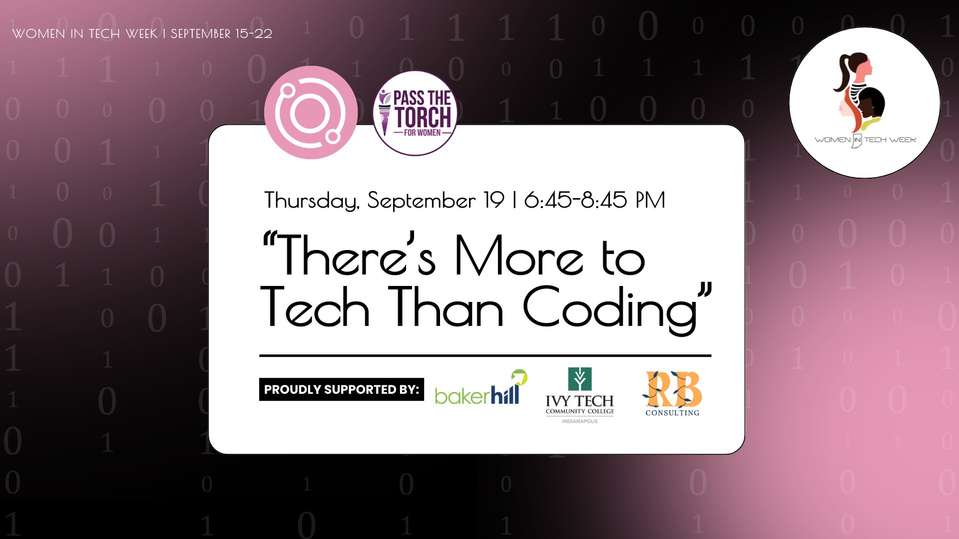 There’s More to Tech Than Coding | Women IN Tech Week Event